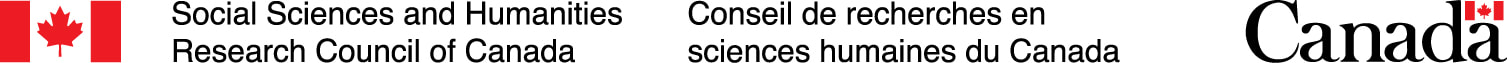 Logo for the Social Sciences and Humanities Research Council of Canada - Conseil de recherches en sciences humaines du Canada